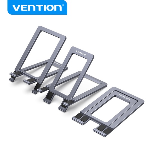 [6922794772502] Vention Stand For Smartphone and Tablet For Desk Aluminum  Gray KCZH0