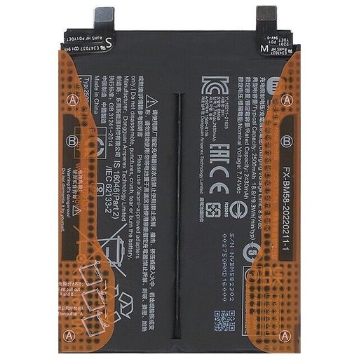 [17604] Xiaomi Batteria Service Pack MI 11T Pro 5G 2107113SG BM58 460200008M1G 460200007R1G 