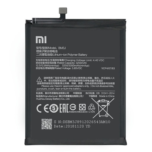 [6244] Xiaomi Batteria Service Pack Mi 8 Lite 46BM3JA02018 BM3J