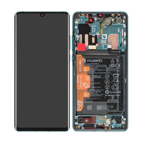 [15219] Huawei Lcd Display P30 Pro aurora blue with battery 02354NAP