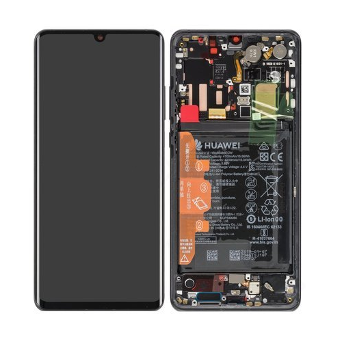 [15220] Huawei Lcd Display P30 Pro black with battery 02354NAC