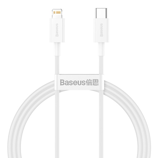 [6953156205369] Baseus data cable Type-C a Lightning 20W 2mt superior series white CATLYS-C02