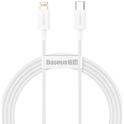 [6953156205345] Baseus Superior Series data cable Type-C to Lightning 20W 1.5mt white CATLYS-B02