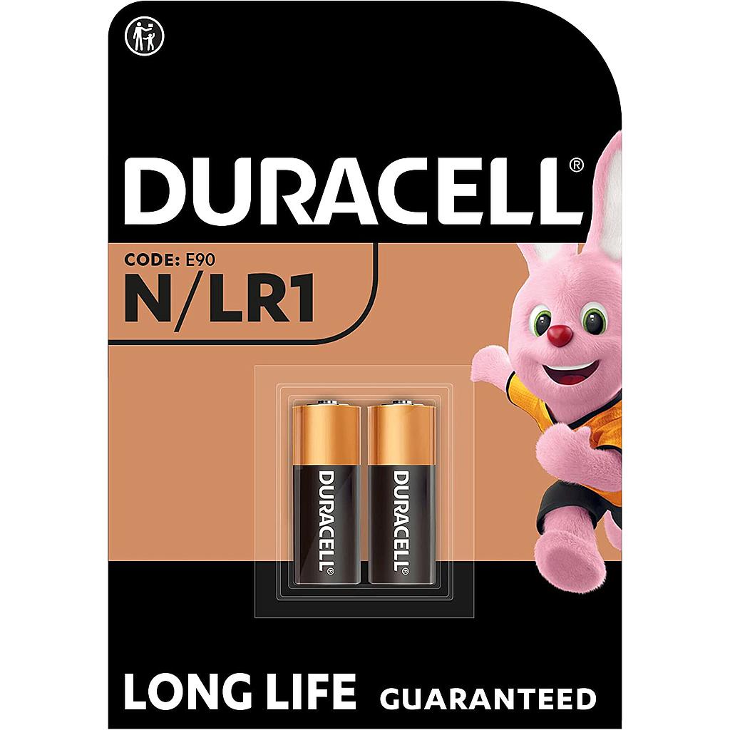 [05000394803985] Duracell specialistic alkaline battery 1.5V 2pcs N/LR1 MN9100