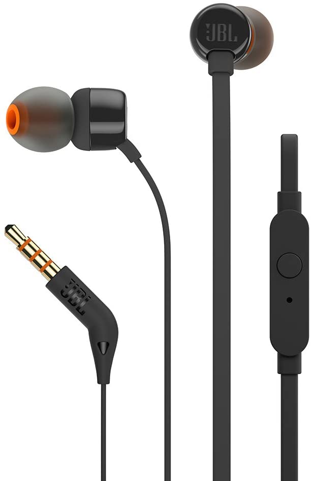 [6925281927645] JBL T160 earphones Jack 3.5 mm In Ear Black JBLT160BLK