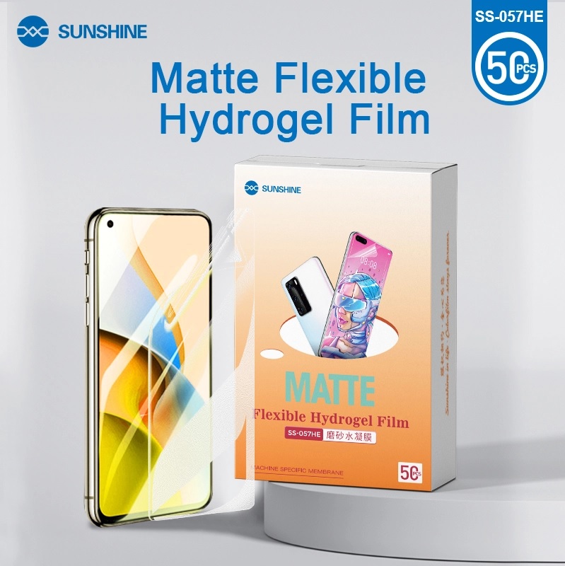 [6941590206226] Sunshine Frosted Matte hydrogel film set. 50 pcs SS-057HE