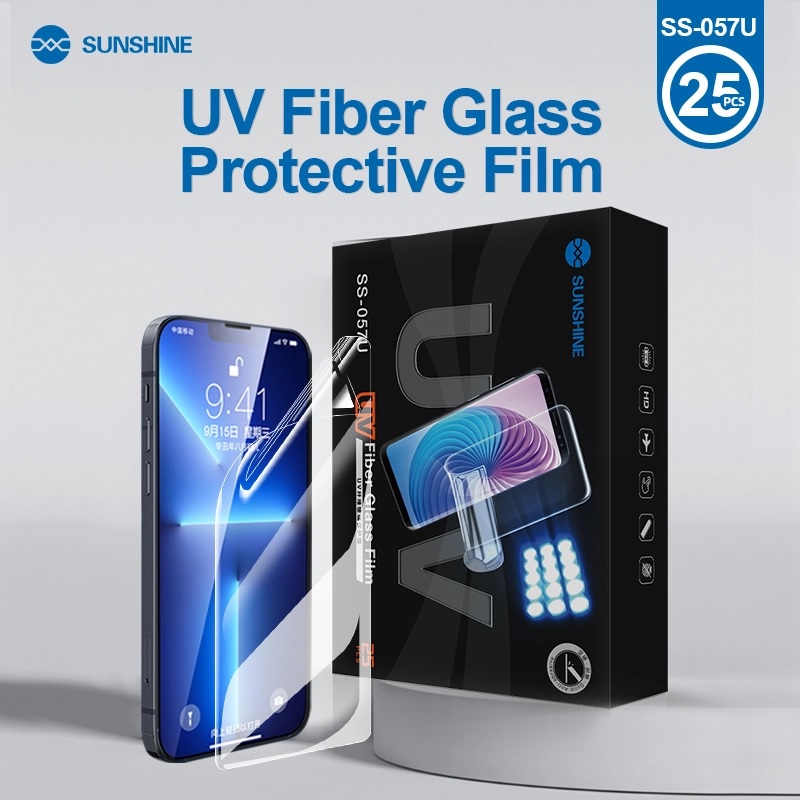 [6941590205465] Sunshine Pellicole protettive in fibra di vetro set. 25 pcs SS-057U UV