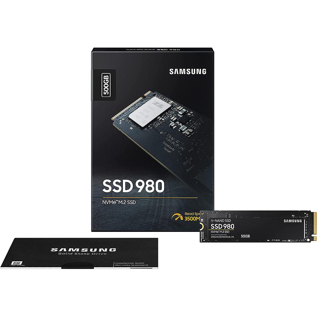 [8806090572227] Samsung SSD 500GB M.2 NVMe 980 PCIe 3.0 MZ-V8V500BW