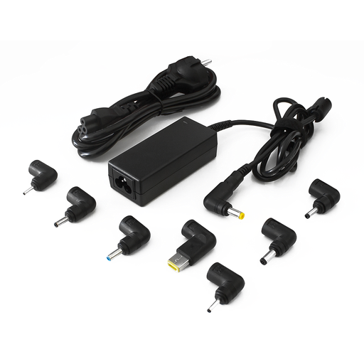 [8099990145756] Techmade Power Supply universal for notebook 45W with 8 adapters self-selecting  TM-AFUA04