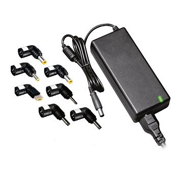 [8099990144131] Techmade Power Supply universal for notebook 45W with 7 self-selecting adapters TM-ALI45W