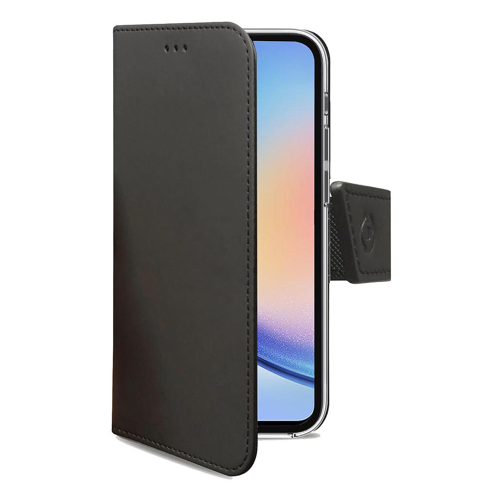 [8021735200826] Celly Case Samsung A34 5G wallet black WALLY1036