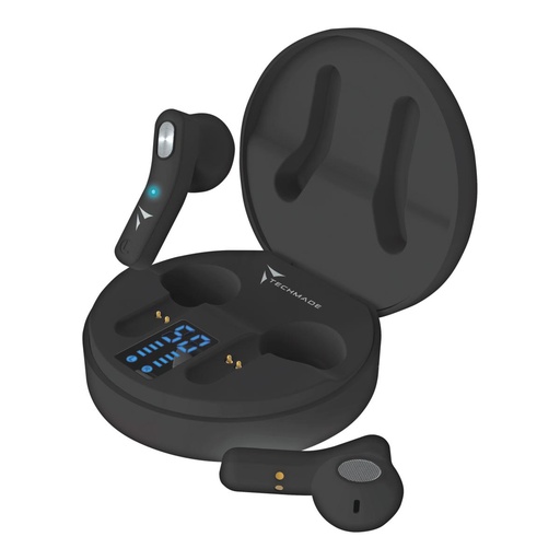 [8099990143837] Techmade Headset Bluetooth black TM-HP178-BK