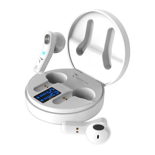 [8099990143844] Techmade Headset Bluetooth white TM-HP178-WH