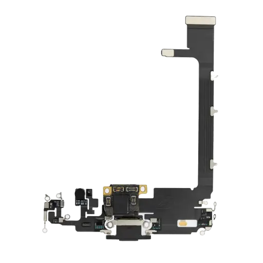 [18521] Apple Flat Connettore di Ricarica iPhone 11 Pro Max Black Rigenerato