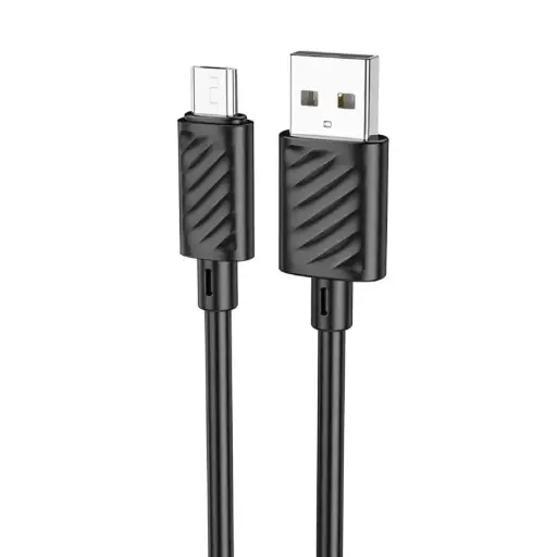 [6931474783325] Hoco Data Cable Micro-USB (1m) 2.4A Fast Charge Black X88