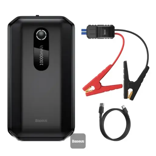 [6932172604196] Baseus Jump Starter Power Bank 10000mAh 12V (1000A) Black CGNL020101