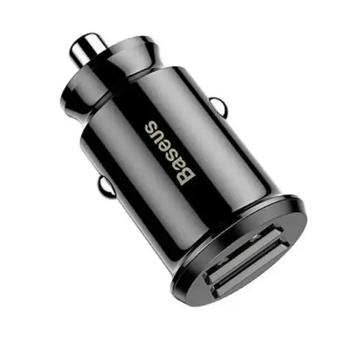 [6953156276512] Baseus Caricabatterie per Auto 2 Porte (2 USB) 15W Black CCALL-ML01