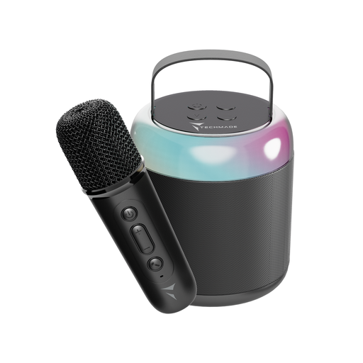 [8099990148535] Techmade Karaoke Speaker black TM-K2-BK