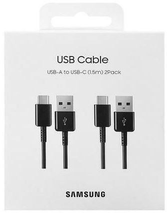 [8806088957920] Samsung Data Cable Type-C 1.5mt black 2 pcs EP-DG930MBEGWW