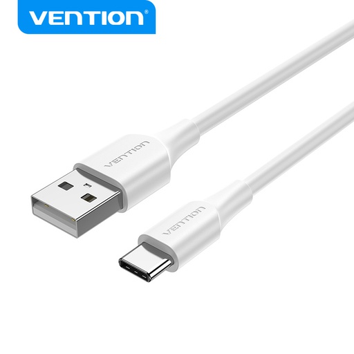 [6922794767539] Vention Data Cable USB to Type-C 3A 1mt white CTHWF
