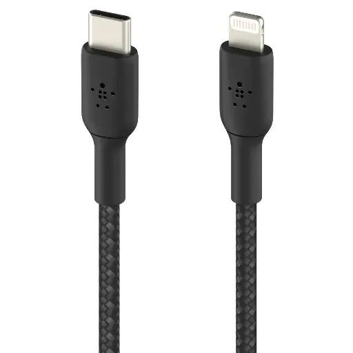 [745883788798] Belkin Data Cable Type-C to Lightning 1m In Nylon Black (MFI) CAA004BT1MBK