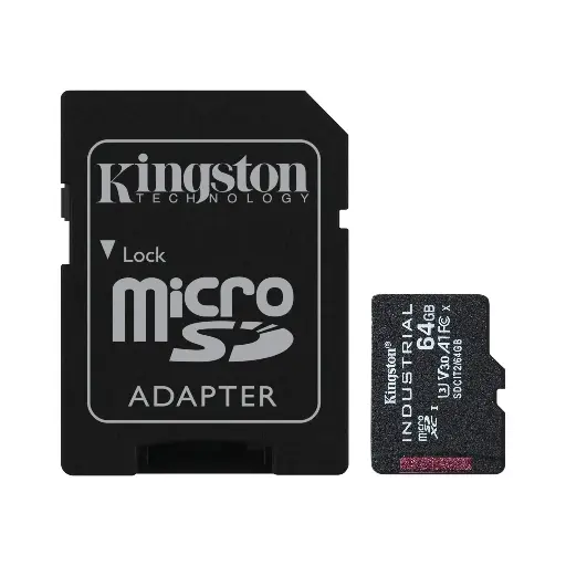 [740617321043] Kingston Micro SD 64GB Industrial SDCIT2/64GB