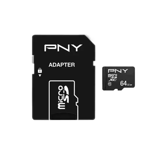 [751492625683] PNY Micro SD 64GB Performance Plus P-SDU64G10PPL-GE