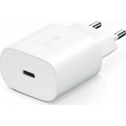 [17381] Samsung Charger USB-C 25W fast charge white EP-TA800N bulk GP-PTU021SOAWQ