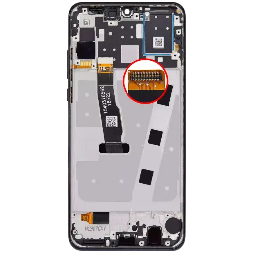 [17429] Huawei Display LCD Huawei P30 Lite With Frame Black Refurbished 