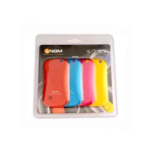 [8020597800922] Ngm Back Cover Soap Touch pack 4 cover red, yellow, blue, fuxia
