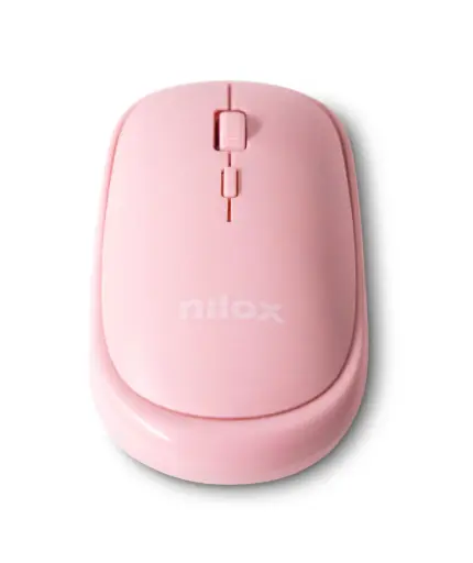 [8054320845874] Nilox Mouse Wireless With DPI Selector Pink NXMOWICLRPK01