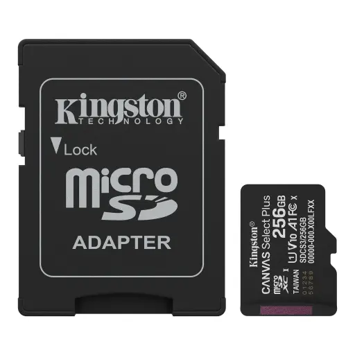 [740617348507] Kingston Micro SD 256GB Canvas Select Plus Gen3 SDCS3/256GB