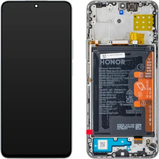 [18480-1] Honor Display LCD Honor 90 Lite X8a Titanium Silver With Battery 0235AEUK