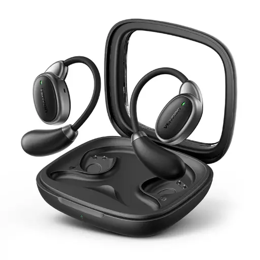 [6922794789609] Vention Earphones Wireless Open Ear OpenBeat O15 Black NBTB0