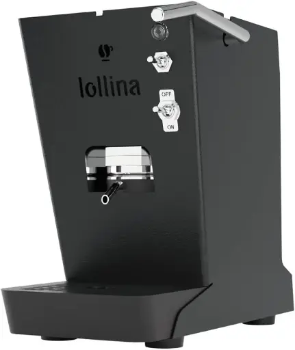 [8052879790508] Lollo Caffè Macchina da Caffè Espresso a Cialde Lollina+ Black (40 Cialde Omaggio) 