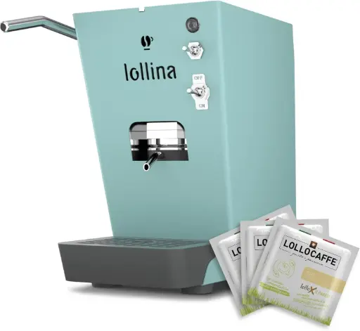 [8052879790775] Lollo Caffè Macchina da Caffè Espresso a Cialde Lollina+ Acquamellow (40 Cialde Omaggio)