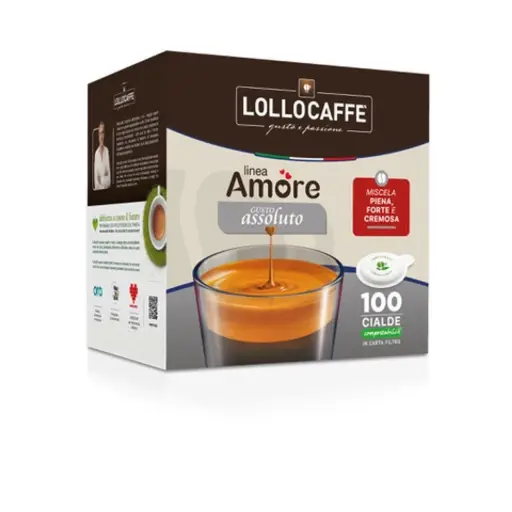 [8034097156557] Lollo Box Coffee Pods Absolute Love 44 mm 100 Pcs