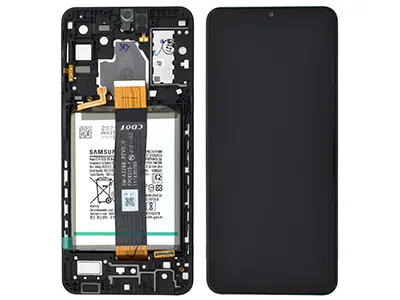 [18609] Samsung Display LCD A32 5G SM-A326B Black with Battery GH82-25453A GH82-25454A