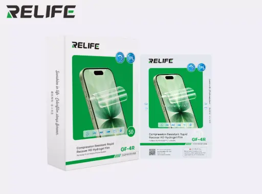 [6941590215310] Relife Pellicola Hydrogel Clear (Resistente Alla Pressione Riparazione Istantanea) 50 Pz GF-4R
