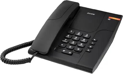 [3700601407501] Alcatel Landline Phone Temporis 180 Black ATL1407501