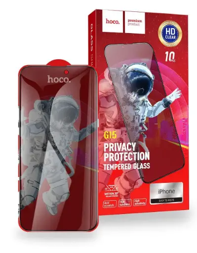 [6942007665124] Hoco Pellicola Vetro Temperato Privacy iPhone 17 Pro Fullscreen G15.17P 