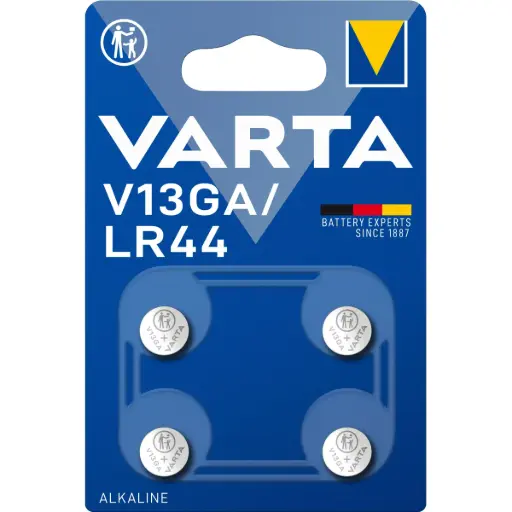 [4008496017904] Varta Battery Specialist button 4 Pcs LR44 76A V13GA A76