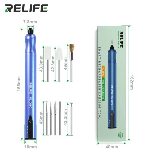 [6941590208824] Relife Smart Mini Electric Polishing Pen Cutting Kit for motherboard repair tools RL-068B