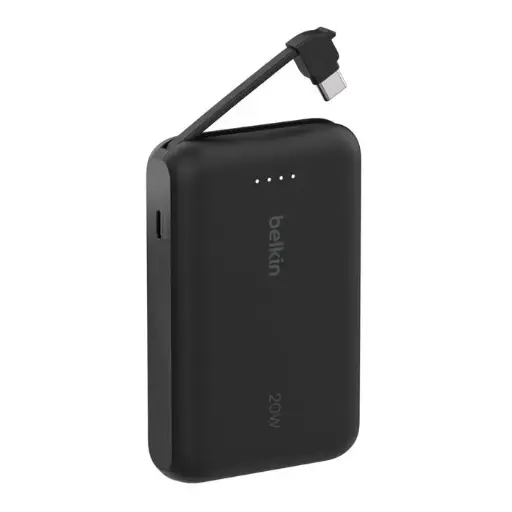 [745883891801] Belkin Power Bank 10000 mAh 20W con Cavo Dati Type-C Black BPB021HQBK