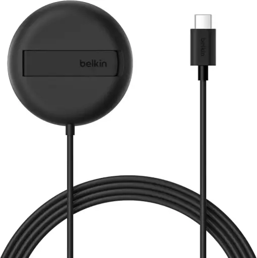 [745883909193] Belkin Magnetic Charger 15W Qi2 Without Power Supply Black WIA011HQBK