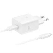 [8806097740476] Samsung Caricabatterie USB-C 45W + Cavo Type-C White EP-T4511XWEGEU