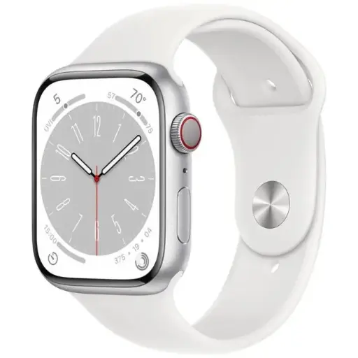 [194253239635] Apple Watch 8 45mm Silver MP4J3TYA (Unconditioned)