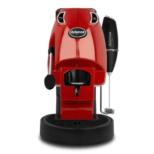 [8055519905195] Didiesse Espresso Coffee Pod Machine Baby Frog Full Coffee and Tea with whisk Red