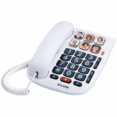[3700601430455] Alcatel Landline Phone TMAX10 Plus White ATL1430455