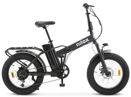 [8050162355243] Nilox Bici Elettrica Pieghevole X8 Pro 250W Black NXEBX8PROBK
